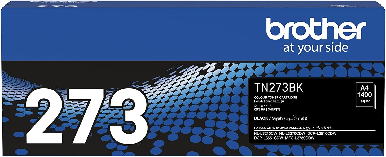 خرطوشة حبر عالية الانتاجية قياسية بلون الأسود من بروذر موديل TN-273BK